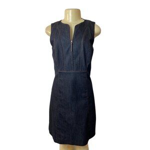 Elie Tahari Women's Navy Shift Dress Sz 4 (EUR 34)